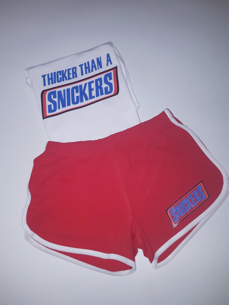 Thicker Than a Snicker Dolphin Shorts Set Etsy