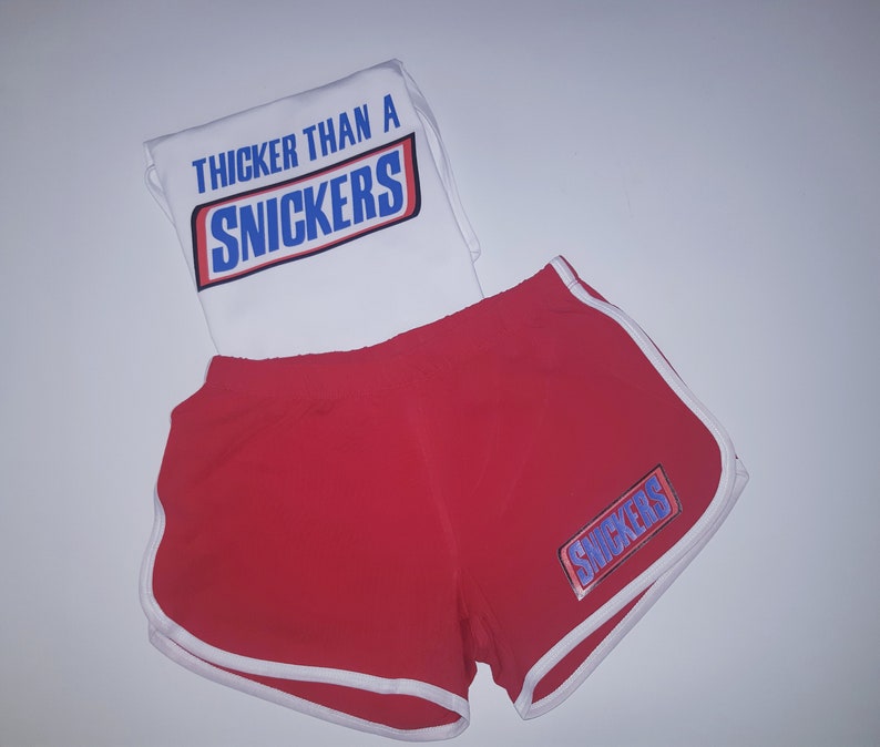Thicker Than a Snicker Dolphin Shorts Set Etsy