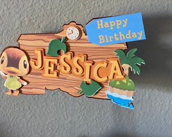 Animal Crossing Cake Etsy Animal Crossing Cake Etsy