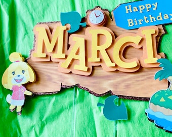 Animal Crossing Cake Etsy Animal Crossing Cake Etsy