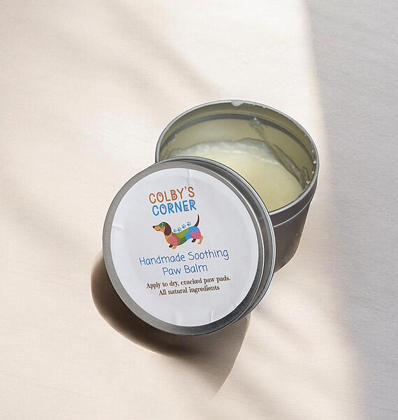 Handmade dog paw balm