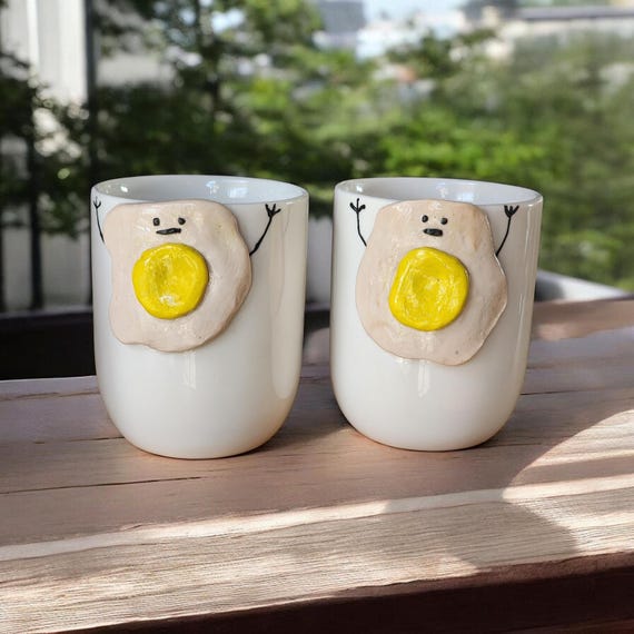Handmade Sunnyside up "sippin' buddy" mug