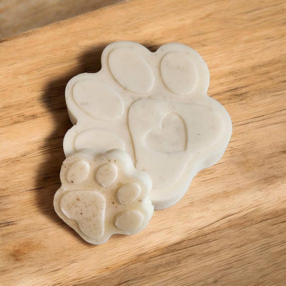 Handmade oatmeal dog bar wash