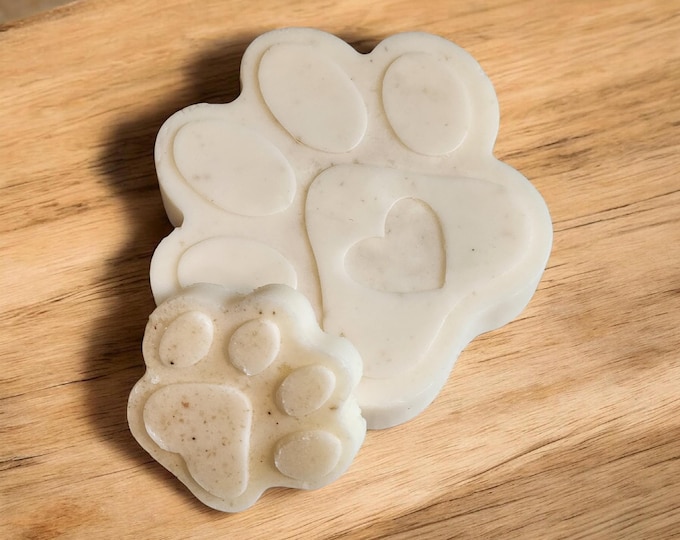 Handmade oatmeal dog bar wash
