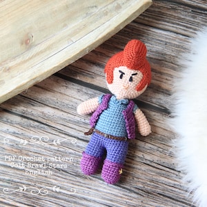 Brawl Stars Colt crochet pattern , PDF amigurumi pattern , Amigurumi Colt Brawl Stars , Brawl Stars doll DIY