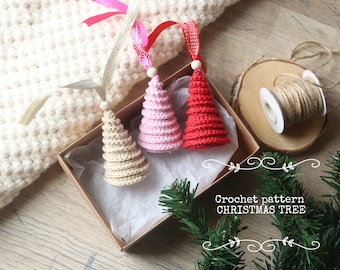 PDF-Häkelanleitung Weihnachtsbaum, Weihnachtsschmuck, gehäkelter Weihnachtsbaum, Häkelanleitung