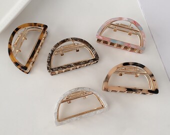 New Style Women Unique Semicircle Metal Hair Accessories Clips Hair Pins