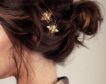 antler hair clips