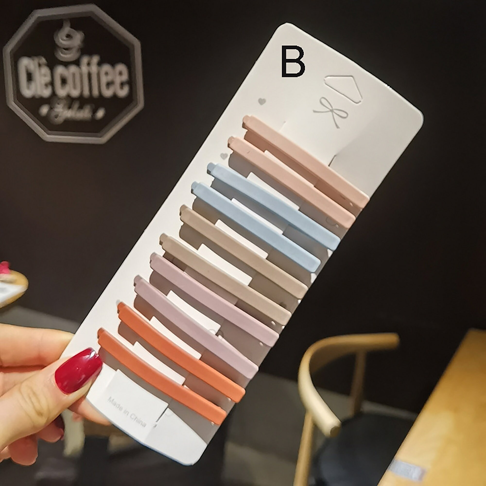 Set of 10pcs Colorful Hair Clips Ins Niche Design Hair Etsy