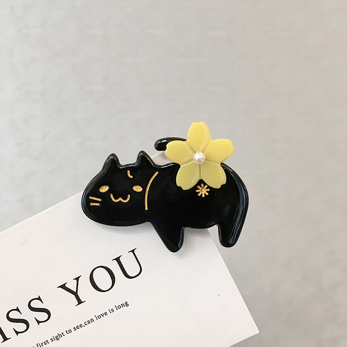 Cute Cat Hair Clips Fashion Hair Barrette Flowers Hairpins Etsy