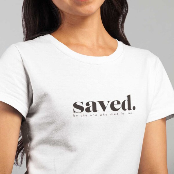 Frauen Premium T-Shirt • Saved • Fairtrade