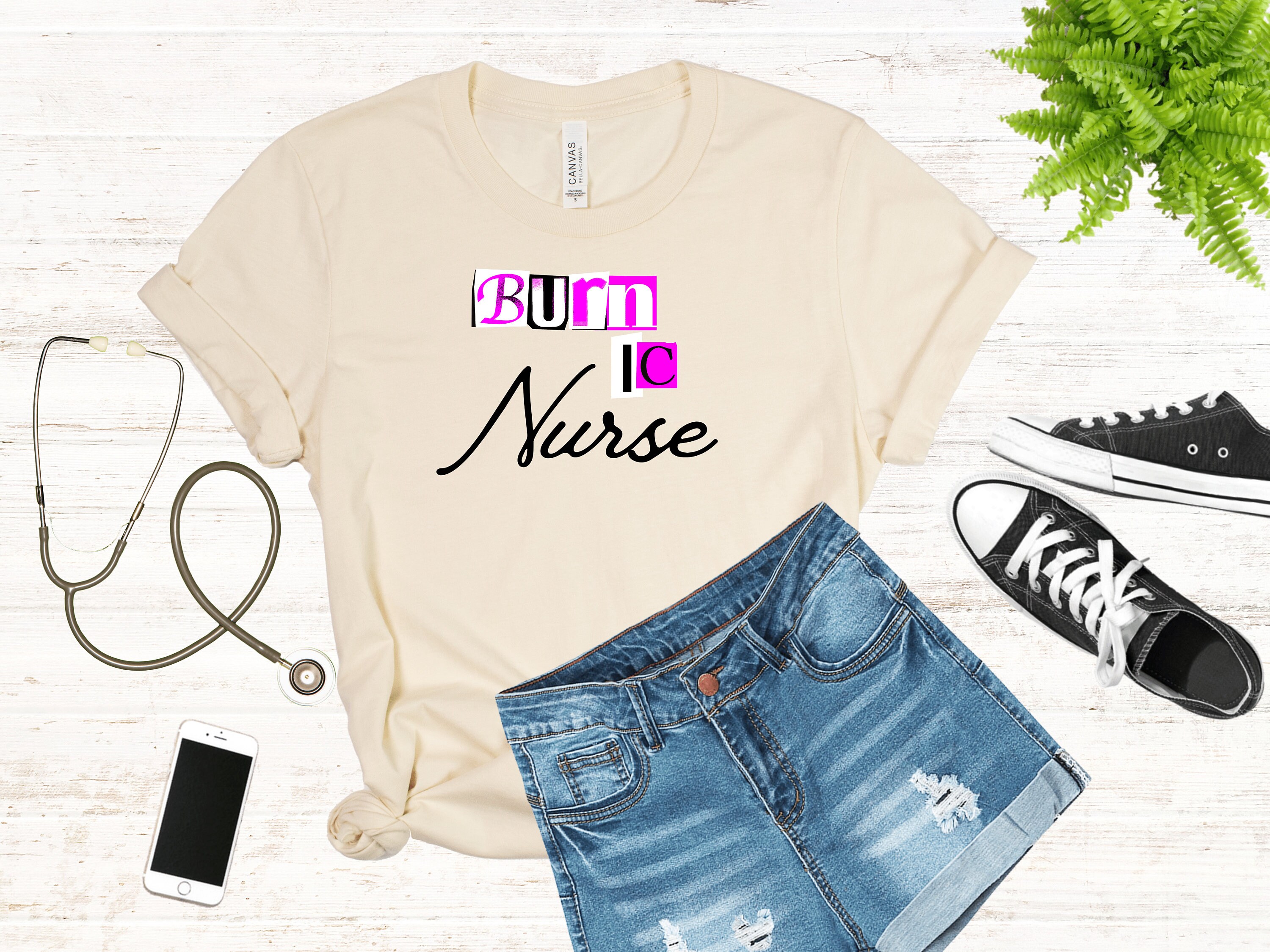 Burn Intensive Care Unit Nurse Burn ICU Nurse Shirt Nurse Etsy