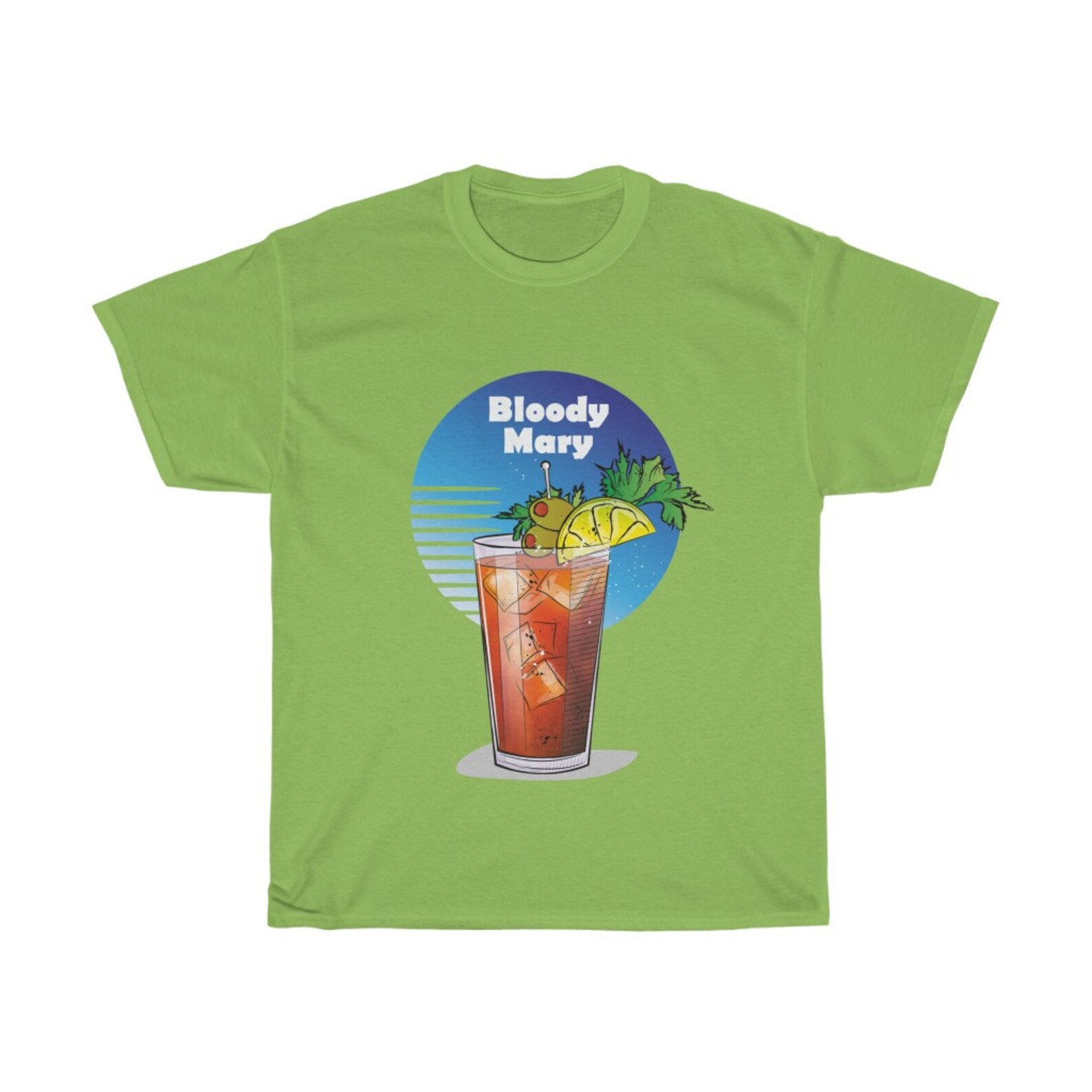 BLOODY MARY Tshirt Unisex Heavy Cotton COCKTAIL Tee Etsy