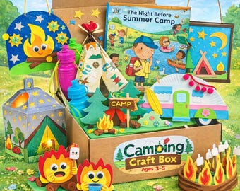 Kids Crafts! 12-Box Prepaid Gift Set – Monthly Craft Subscription for Kids Ages 3-5