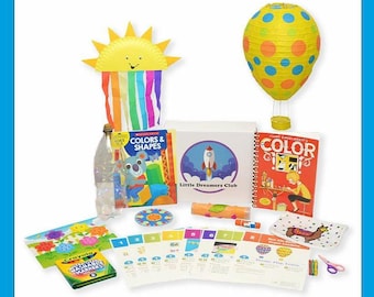 Kids Crafts! 6-Box Prepaid Gift Set – Monthly Craft Subscription for Kids Ages 3–5