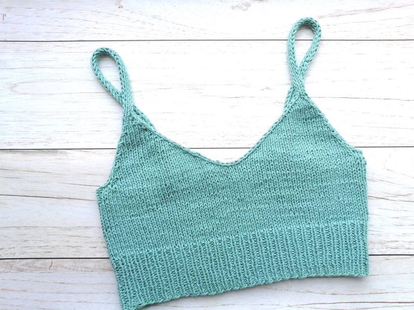 Knitting Tutorial & Pattern Knit Bra Vneck Knitting Etsy Canada