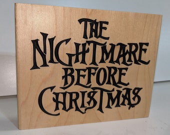 The Nightmare Before Christmas Desk or Wall Decoration