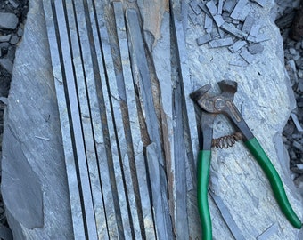 Slate Rods for Mosaic Art, Garden Markers, Crafts. Various sizes.