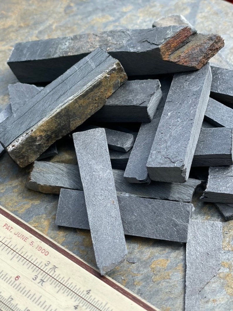 Slate Rod Chips for Mosaics and Crafts - Etsy