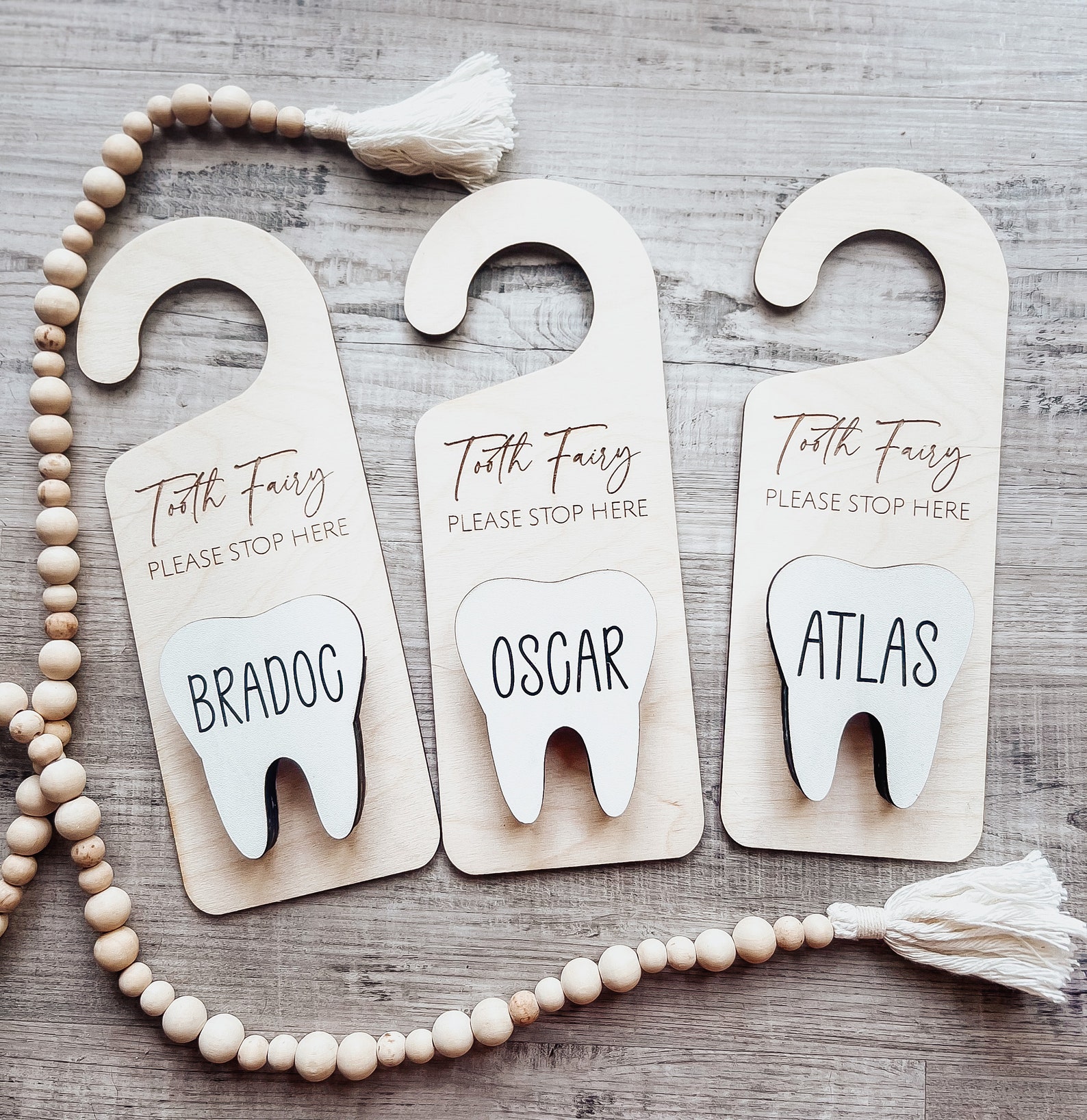 Tooth Fairy Personalized Door Hanger With Money Slot - Etsy