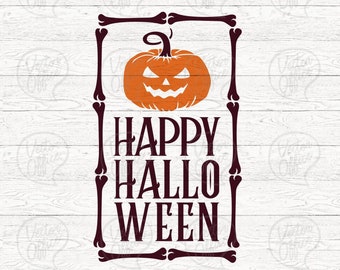 Happy Halloween SVG, Kürbis SVG, Pdf, Png, Eps, Dxf