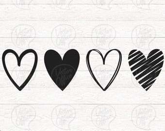 Download Hand Drawn Heart Svg Etsy