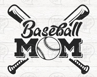 Baseball MOM svg, cricut, cut file, baseball svg, baseball mom shirt, baseball mom cut file, baseball mom, Mom svg, Svg - Eps - Dxf