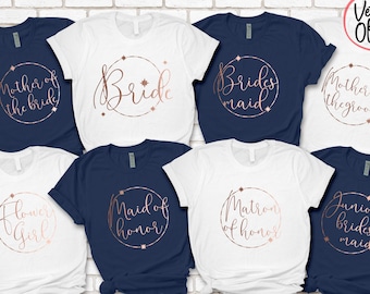 Paquete: Paquete de fiesta nupcial, Conjunto de svg de fiesta de boda celestial, Conjunto de svg de despedida de soltera, Dama de honor, Dama de honor, Sillhouette, Cricut