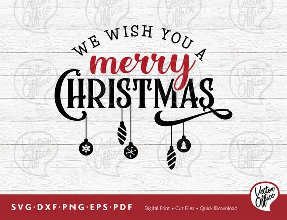 Download We Wish You A Merry Christmas Svg Snowflake Svg Deer Svg Etsy