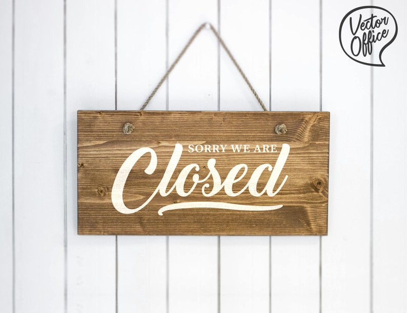 Open Sign Svg, Open Closed Sign Svg, Business Shop Cafe Door Sign, Svg ...