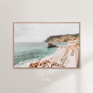 Monterosso Italia, Cinque Terre Print, Italy Photo Art, Liguria Printable, Italy Aesthetic, Coastal Wall Art, Italy Poster, Digital Print