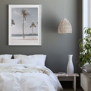 Palm Tree Print, Coastal Decor, Beach House Decor, Boho California Coastal, Desert Palms, Tropical Tree Wall Art, Beach Tree Poster, Summer image 7