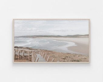 Samsung Frame TV, Portugal Beach, Coastal Art Frame Tv, Beach Digital Art, Algarve Photo Art, Samsung Art Frame, Digital Art for Frame Tv
