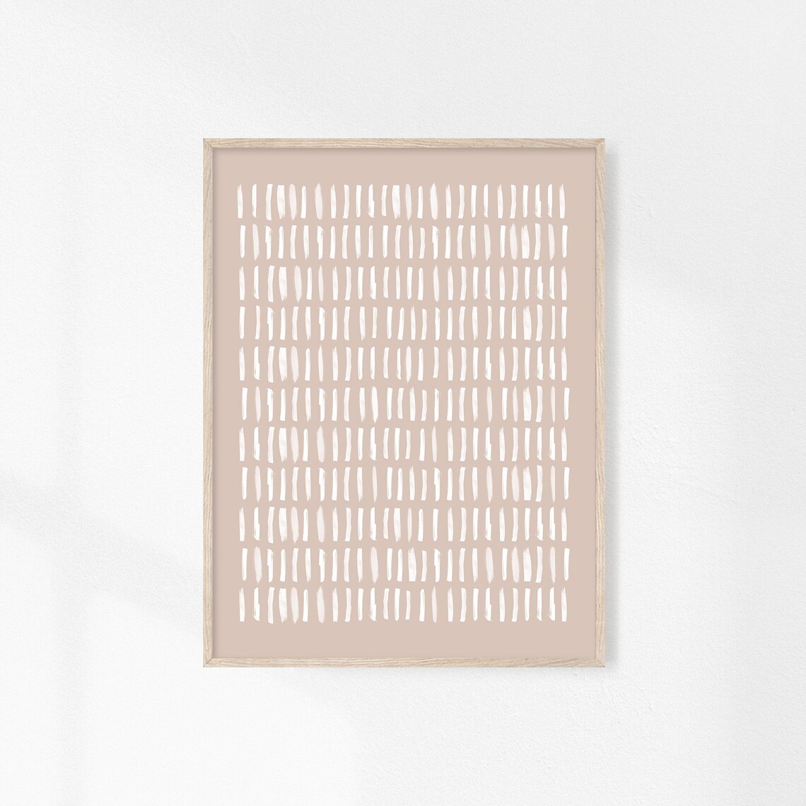 Boho Printable Art, Bohemian Brush Pattern, Pale Beige, Minimalist ...