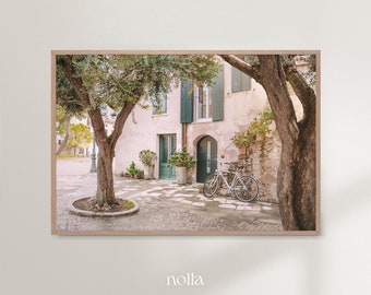 Italian Countryside, Tuscany Print, Italian Old Village, Italy Photography, Rustic Wall Art, Mediterranean Printable Art, Horizontat Print
