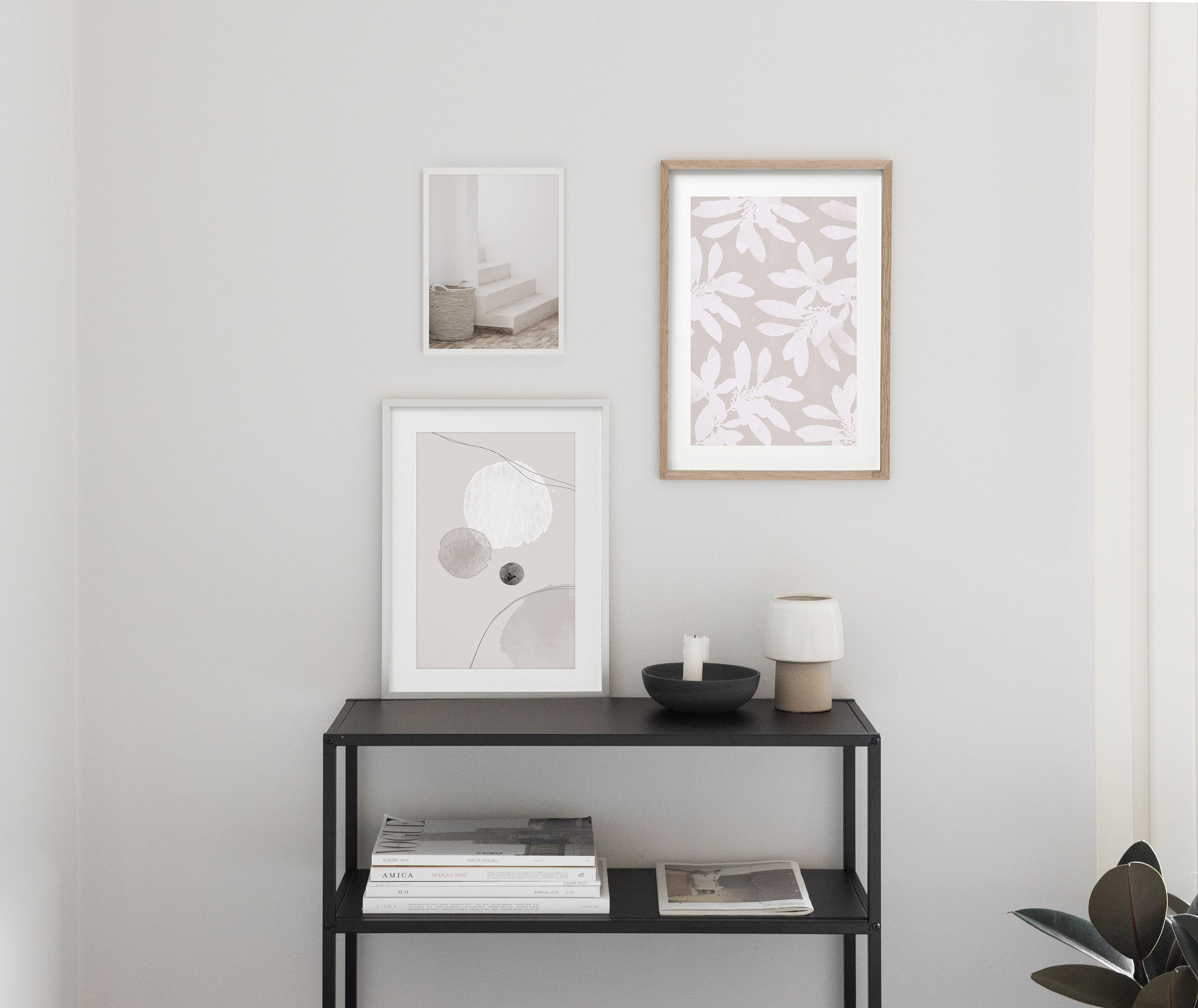 Boho Gallery Wall Set of 6 Prints Bohemian Wall Art Set | Etsy
