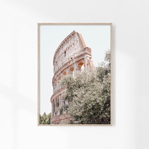 Colosseum Print, Rome Printable Art, Rome Photography, Italy Travel Photo, Architecture Print, Roma Italia, Printable Art, Italy Wall Art