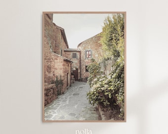 Italy Print, Italy Wall Art, Mediterranean Wall Art, Italian Tuscany Print, Italy Photo Poster, Italian Countryside Village, Printable Art