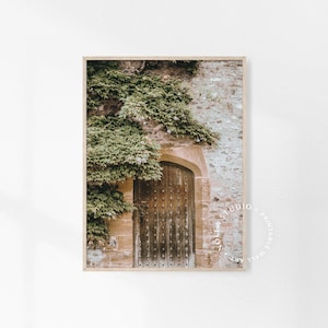Eingang zur Stadt, Tür Fotografie, Haus im Dorf, Edinburgh Schottland, Holztür, Gartentür, Bauernhaus Dekor, Wandkunst Historisches Gebäude
