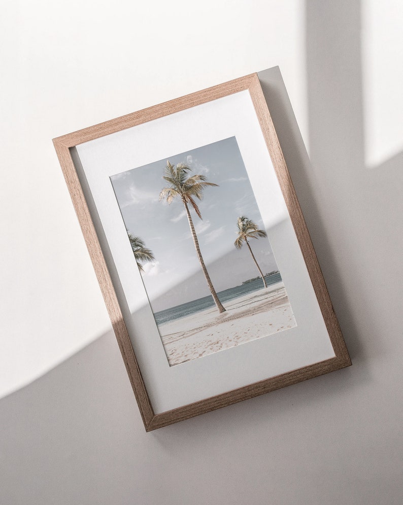 Palm Tree Print, Coastal Decor, Beach House Decor, Boho California Coastal, Desert Palms, Tropical Tree Wall Art, Beach Tree Poster, Summer image 10