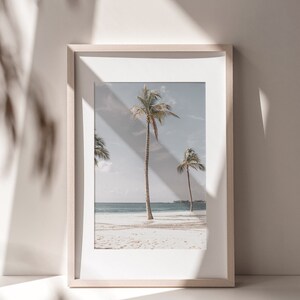 Palm Tree Print, Coastal Decor, Beach House Decor, Boho California Coastal, Desert Palms, Tropical Tree Wall Art, Beach Tree Poster, Summer image 9