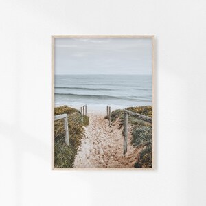 Strand Druck, Küsten Wandkunst, neutrale Farbe Kunst, Küsten Poster, Strand druckbar, minimalistische Landschaft, beruhigende Wandkunst, digitaler Download