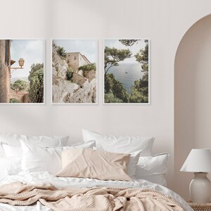 Italy Print Set of 3, Mediterranean Wall Art, Italian Countryside Prints, Rustic Printable, Italy Gallery Wall, Tuscany Print, Europe Travel image 9