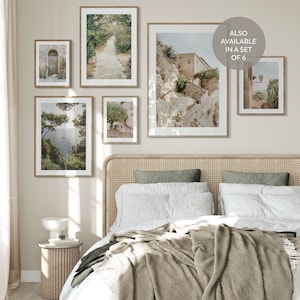 Italy Print Set of 3, Mediterranean Wall Art, Italian Countryside Prints, Rustic Printable, Italy Gallery Wall, Tuscany Print, Europe Travel image 4