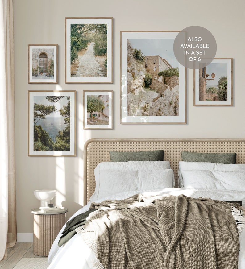 Italy Print Set of 3, Mediterranean Wall Art, Italian Countryside Prints, Rustic Printable, Italy Gallery Wall, Tuscany Print, Europe Travel image 4