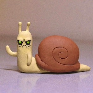 Snail sculpture ,Fan Art homedecor, gift, adventure time