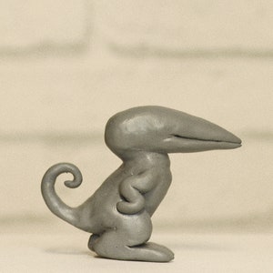 Figure inspired in Raven, figure inspired in the neverhood, raven art toy, claymation, childhood game, Christmas gift, Christmas gift