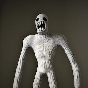 Figure inspired by Stalker, horror art toy, scary figure, birthday gift, creepy, creepypasta