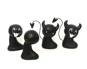 Figure inspired in Opheebop ,fnf,friday night funkin,mod,fnf mod, gift, figurine, toy, artoy,decoration,scary, horror, terror, creepy