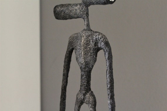 Figure Inspired In Siren Head Cm Paper Mache Siren Head Etsy